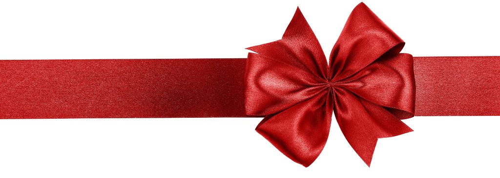 Red ribbon and bow as a divider between sections Fascinating Facts About Holiday Music and Strategic Use of Holiday Music in Business